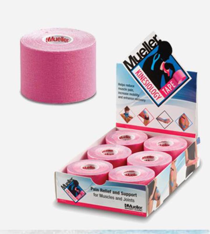 Mueller - Mueller kinesio tape roze 5cmx5m p--6 rollen