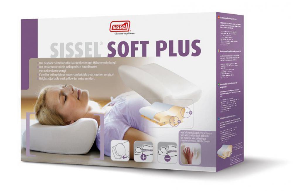 Sissel - Orthopedic pillow soft plus + overtrek