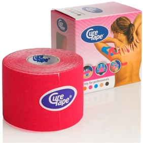 Cure tape - rood - 5cm x 5m - p--1
