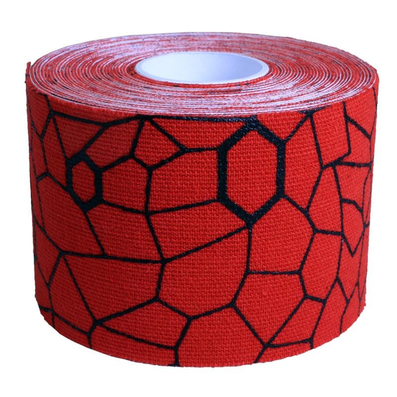 Kinesiology cramer tape 5cm x 5m retail P--1 rood--zwart