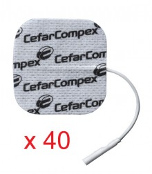 Cefar / Compex - Boite De 40 Petites Electrodes 5x5cm 40 pieces