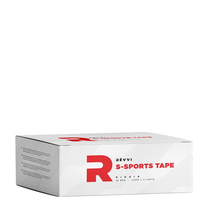 Revvi Kinesiology S-SPORTS fixation tape – multibox – 25mm x 9,14m – 12 rolls--box 