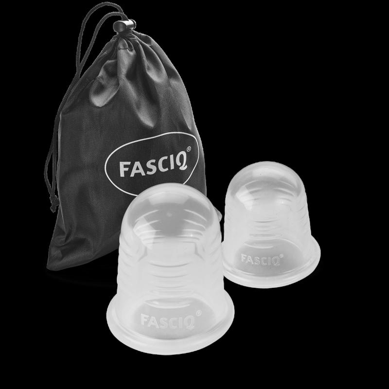 Fasciq cupping set 1x small silicon cup + 1x large silicon cup 