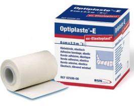 Elastische tape: Optiplast E, 8cm, p--5 rollen