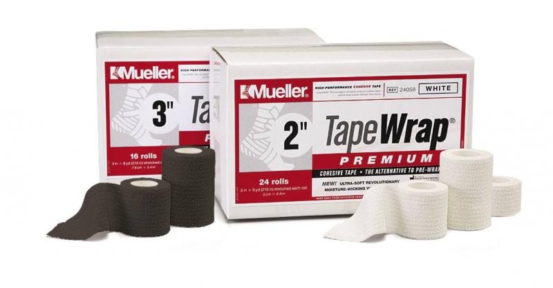 Mueller - Cohesief verband: Tapewrap Premium, wit, 2,50cm, p--48
