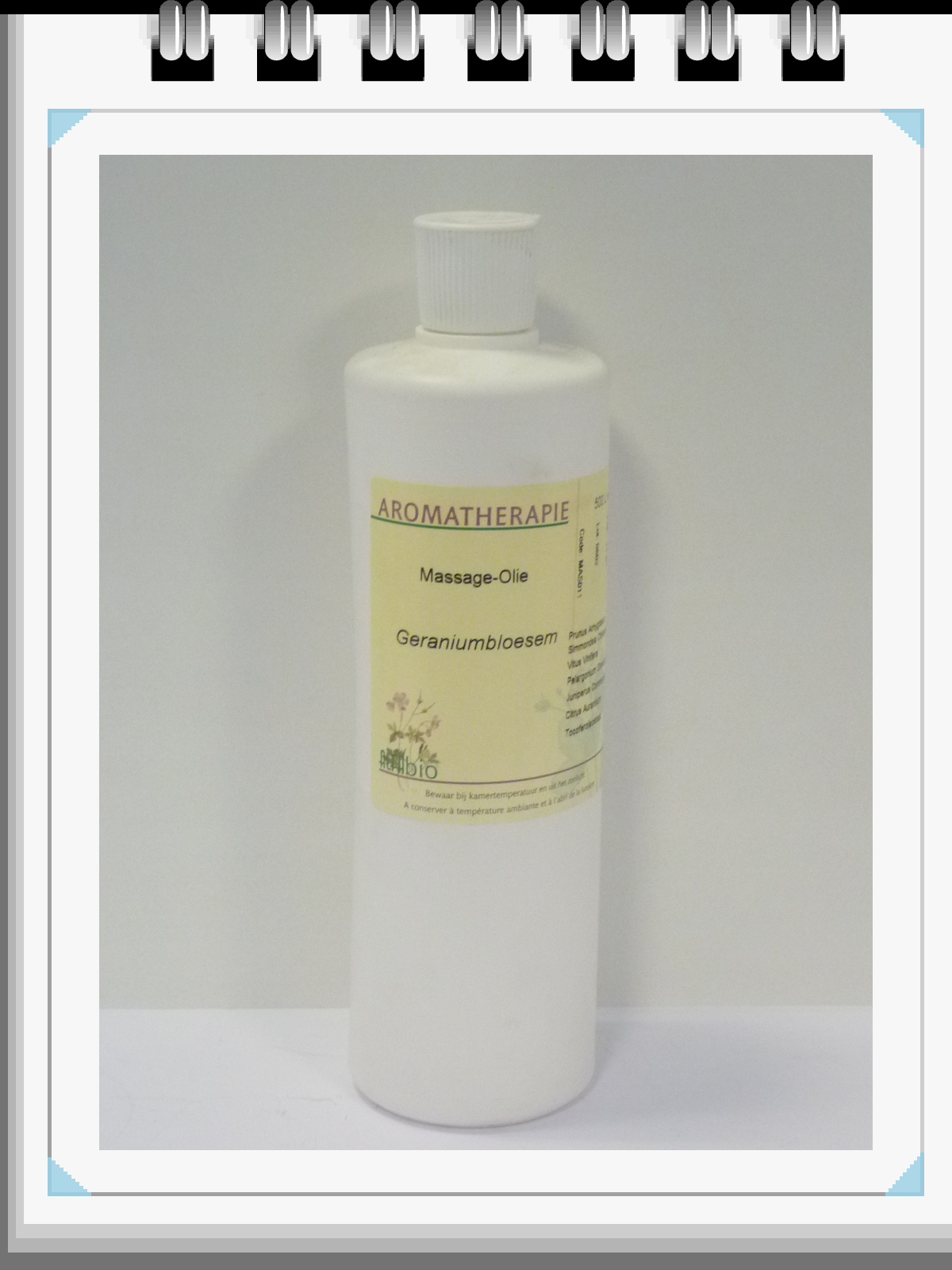Alfabio - Huile Geraniumbloesem 500 ml
