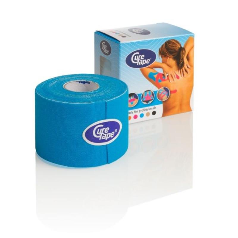 Curetape AP_Kinesiotape:_Cure_Tape__blauw__5cm_x_5m__p6_rollen