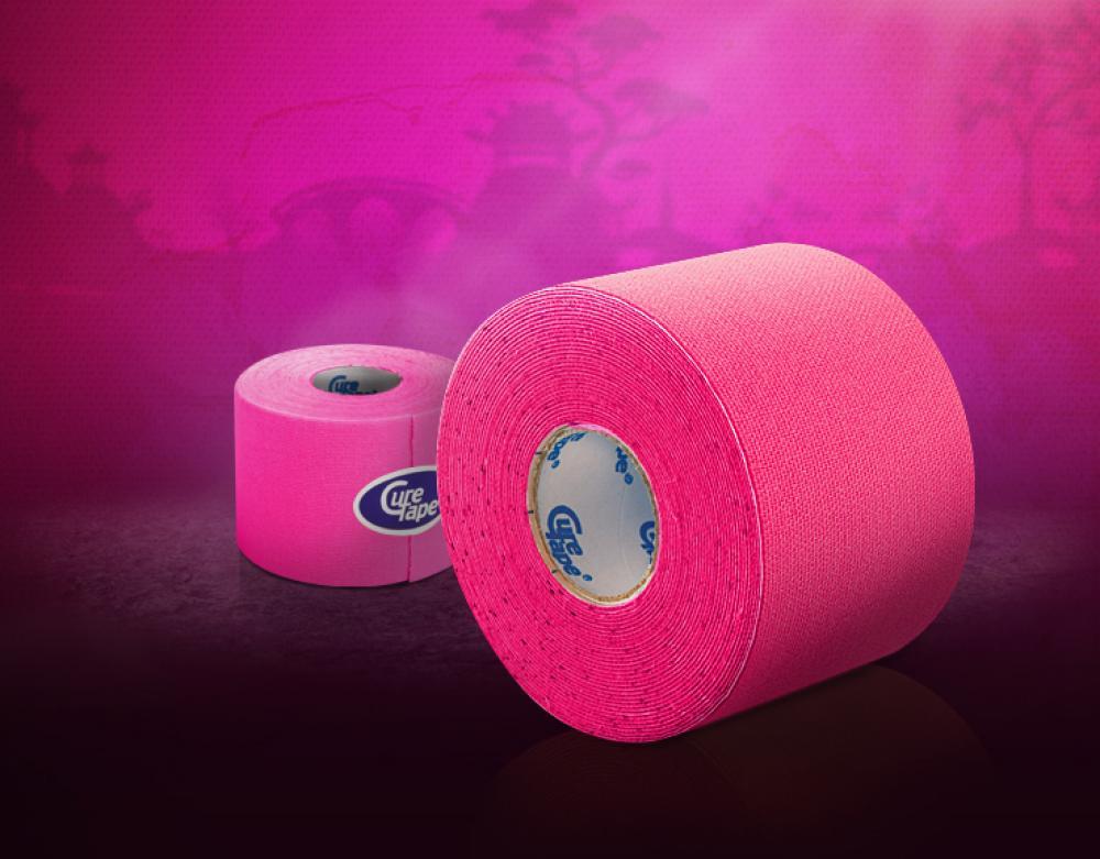 CureTape roze  5 cm x 5m per 6 rollen