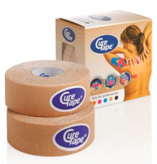 Kinesiotape: Cure Tape, beige, 2,5cm x 5m, p--1