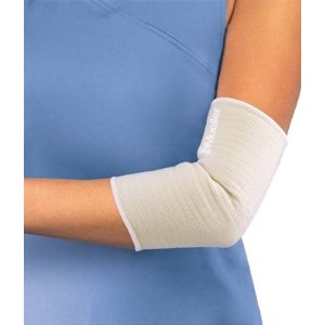 Mueller Elastic elbow support - beige - Large (29-31cm)