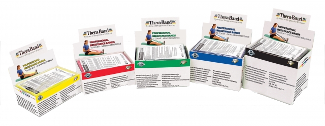 Thera-Band - Oefenband Thera-band Dispenser 15 x 1,5m geel