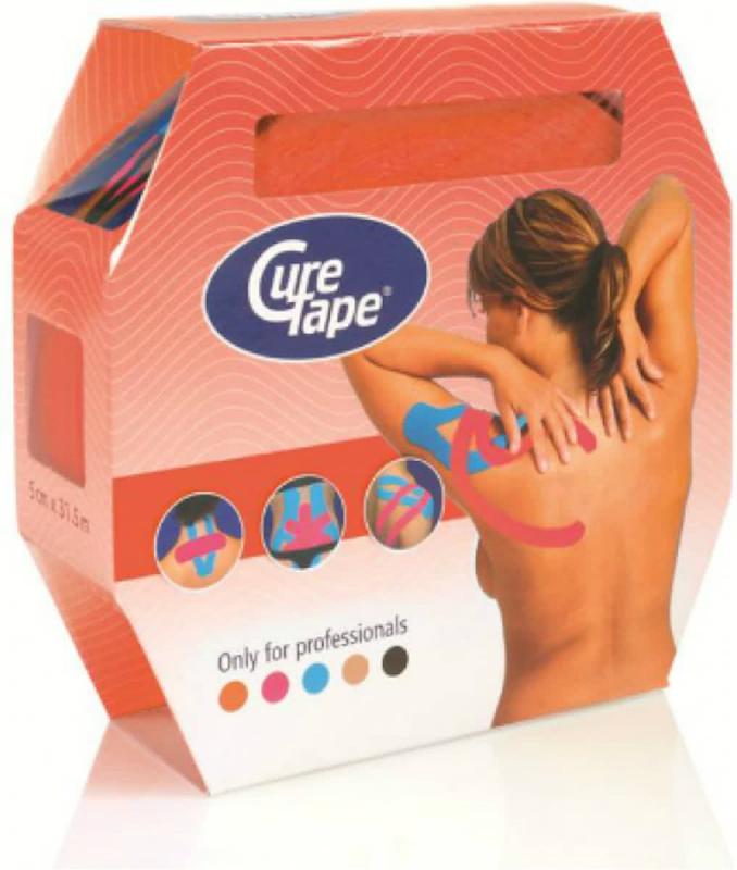 curetape - Kinesiotape : Curetape, oranje - 5cm x 31,5m