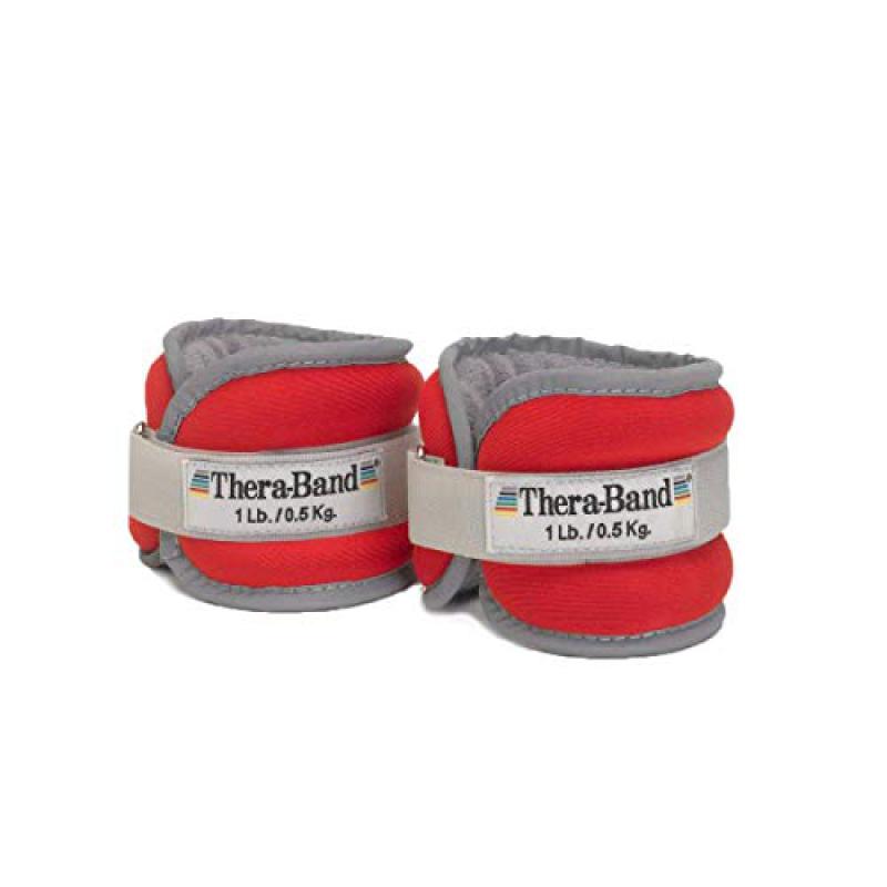 thera-band - Theraband enkel pols gewichten set - rood - 0,5kg - per 2