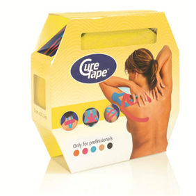 Kinesiotape: Curetape, jaune - 5cm x 31,5m