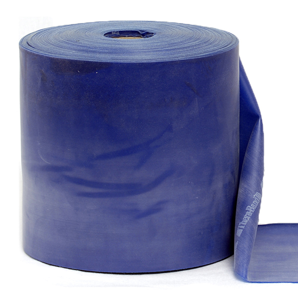 Oefenband thera-band, sans latex, 45,5m bleu