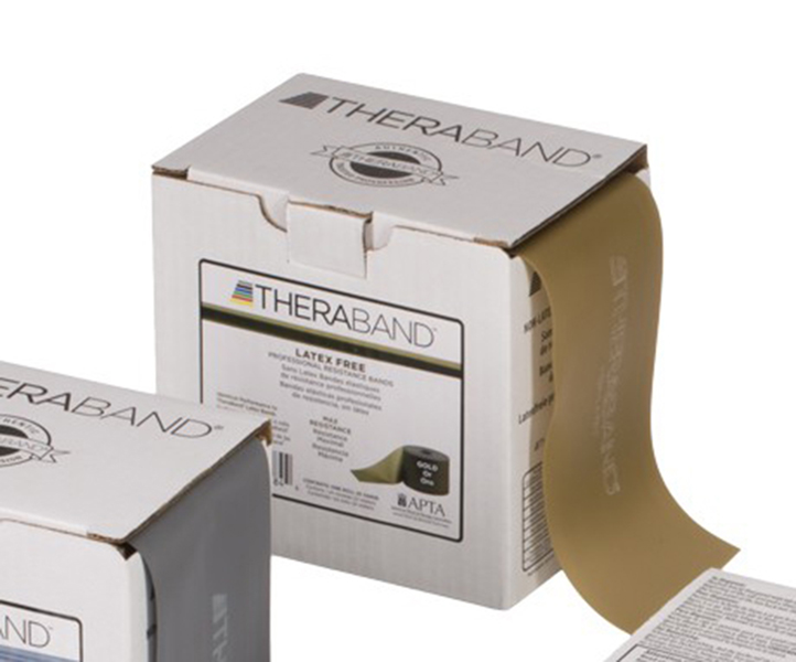 Thera-Band - Oefenband Thera-band, latexvrij, 22m goud