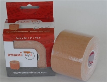 Dynamic tape beige 5 cm - tijdelijk niet voorradig