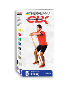 Thera-Band - Theraband Consecutive Loop CLX11 Loops bleu pre-cut