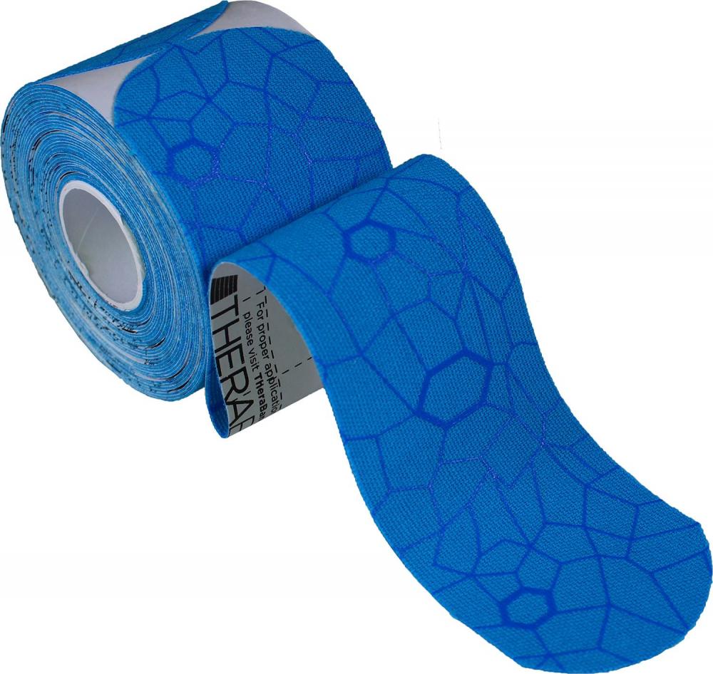 Cramer - Kinesiology cramer tape 5cmx25,40cm Precut strips (20)  blauw P-- 1
