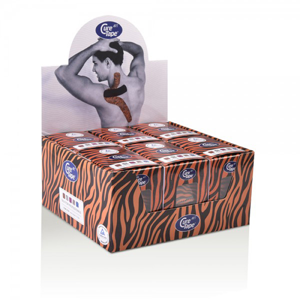 ALLproducts Cure Tape Art Tiger (oranje--zwart) 5cm x 5m - p--6