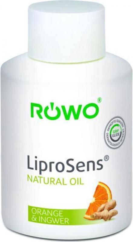 Rowo / Lavit - Rowo LiproSens natural massageolie – orange & Ingwer (sinaasappel & gember) – 500ml