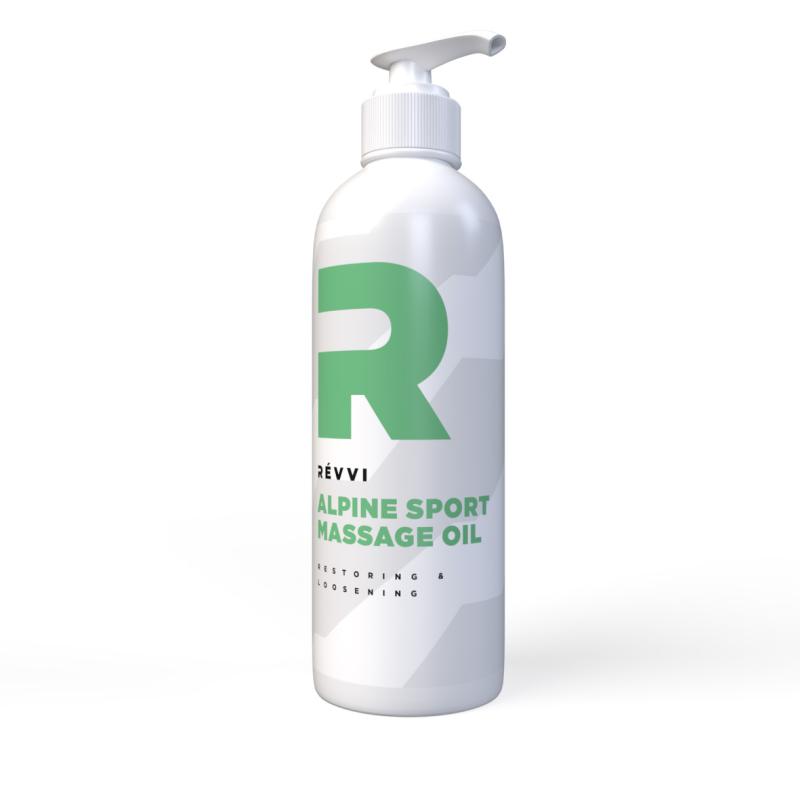 Revvi ALPINE sportmassage oil  250ml -- dispenser 