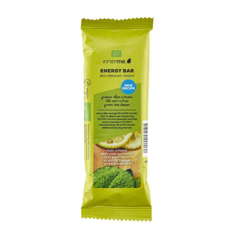 Innerme - Innerme Energy bar groene thee – citroen (6x40g) Bio